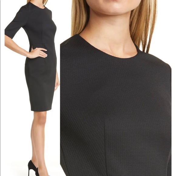 BOSS Daxine Back Zip Sheath Dress - Picture 2 of 7